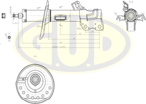 Амортизатор G.U.D.. Артикул GSA339755