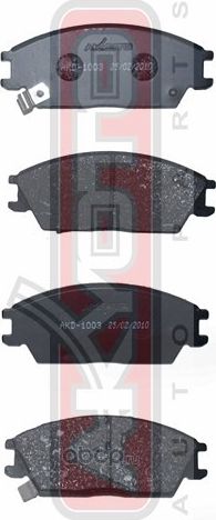 AKD1003 КОЛОДКИ ТОРМОЗНЫЕ ДИСКОВЫЕ ПЕРЕДНИЕ *AKYOTO Akyoto. Артикул AKD1003