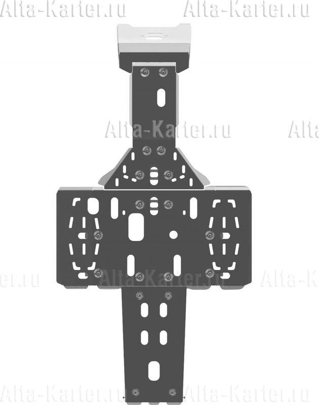 Защита Storm для днища и порогов квадроцикла SYM QuadRaider 2010-2015. Артикул 40.1938
