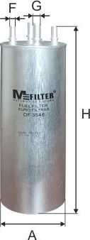 Топливный фильтр MFilter. Артикул DF 3546