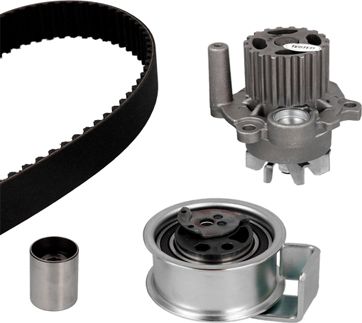 Помпа (водяной насос) с комплектом ремня ГРМ Metelli. Артикул 30-0761-3