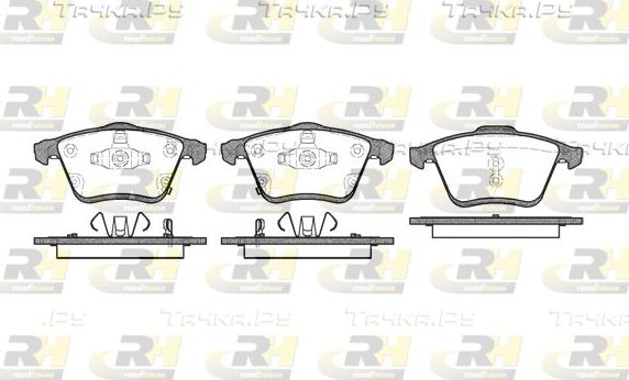 Тормозные колодки RoadHouse передние для Mazda 6 I (GG) 2002-2008. Артикул 21182.02