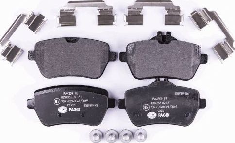 Тормозные колодки Hella. Артикул 8DB 355 021-511