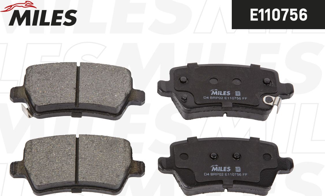Тормозные колодки Miles. Артикул E110756