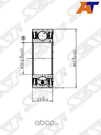 Подшипник привода TOYOTA SCEPTERGRACIACORONAMAR (SAT). Артикул ST9036336001