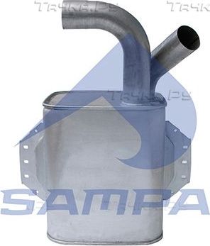 Глушитель (задняя часть) Sampa для Mercedes-Benz Atego 1 1998-2004. Артикул 010.454