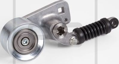 Натяжной ролик (натяжитель) приводного клинового зубчатого ремня PE Automotive (сталь). Артикул 010.596-00A