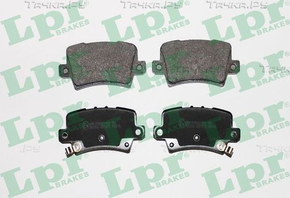 Тормозные колодки LPR задние для Honda Civic VIII 2005-2011. Артикул 05P1273