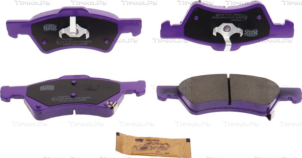 Тормозные колодки NiBK. Артикул PN0321