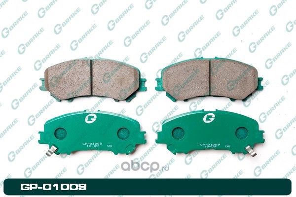 Колодки тормозные дисковые (G-Brake). Артикул GP01009