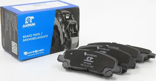 КОЛОДКИ ТОРМОЗНЫЕ ДИСКОВЫЕ ЗАДНИЕ AKNUK TOYOTA HIGHLANDER / KLUGER (U4 Aknuk. Артикул BP4386