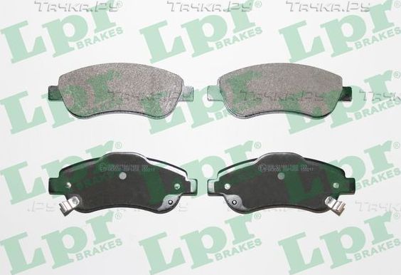 Тормозные колодки LPR передние для Honda CR-V III 2006-2012. Артикул 05P1456