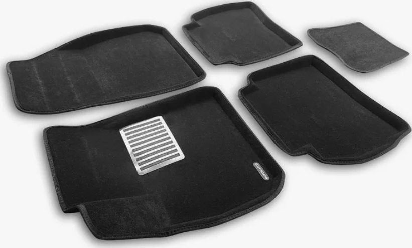 Коврики текстильные Euromat 3D Lux для салона Chevrolet Malibu рестайлинг 2018-2026. Артикул EM3D-001507