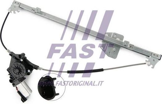 Стеклоподъемник (в сборе) Fast передний правый для Opel Movano II 1998-2010. Артикул FT91882
