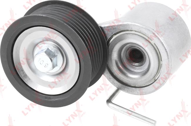 Натяжной ролик (натяжитель) приводного клинового зубчатого ремня LYNXauto. Артикул PT-3272