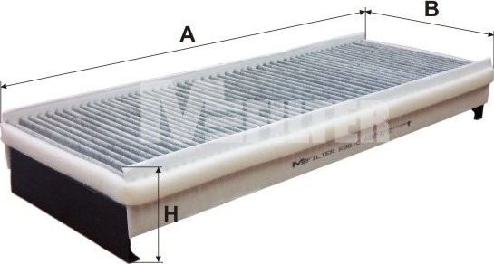 Салонный фильтр MFilter. Артикул K 961C