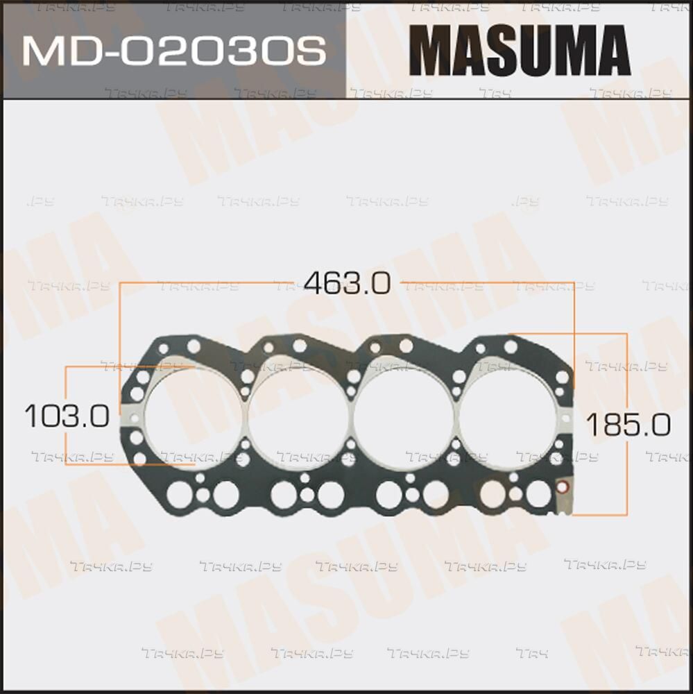 Прокладка ГБЦ Masuma. Артикул MD-02030S
