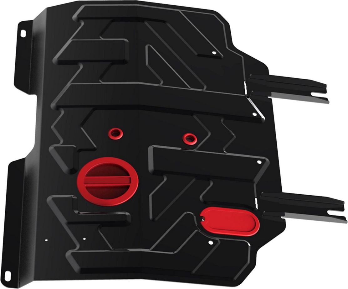 Защита АвтоБРОНЯ для картера и КПП Geely FC (Vision) 2008-2011. Артикул 111.01902.1