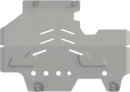 Защита алюминиевая Шериф (6 мм) усиленная для картера Ford Ranger IV 2022-2026. Артикул 08.6067