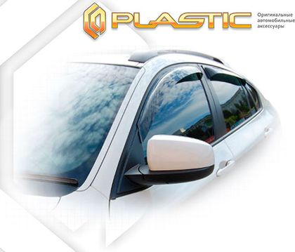 Дефлекторы СА Пластик для окон (Classic полупрозрачный) BMW X6 E71 2009-2014. Артикул 2010030304670