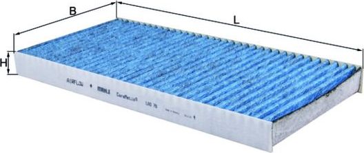 Салонный фильтр Mahle-Knecht CareMetix®. Артикул LAO 78