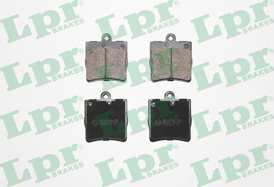 Тормозные колодки LPR задние для Chrysler Crossfire 2003-2008. Артикул 05P726