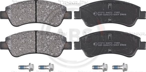 Тормозные колодки ABS передние для Peugeot 207 I 2006-2015. Артикул 37272