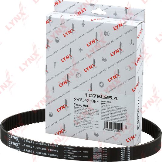 Ремень ГРМ LYNXauto. Артикул 107BL25.4