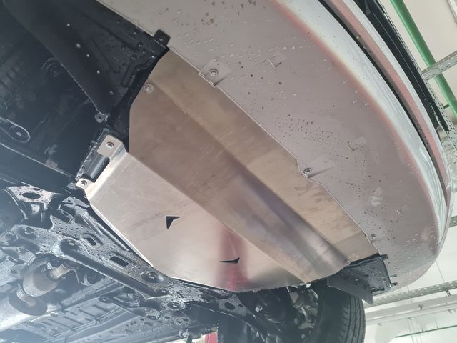 Защита алюминиевая АВС-Дизайн для картера и КПП Exeed LX 2021-2026. Артикул 46.01ABC