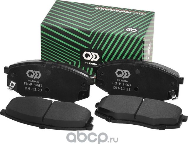 Колодки тормозные дисковые передние (Pilenga). Артикул FDP3467