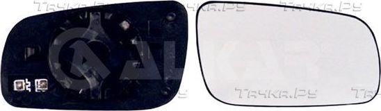 Зеркальное стекло бокового зеркала Alkar правое для Skoda Superb I 2001-2006. Артикул 6434127