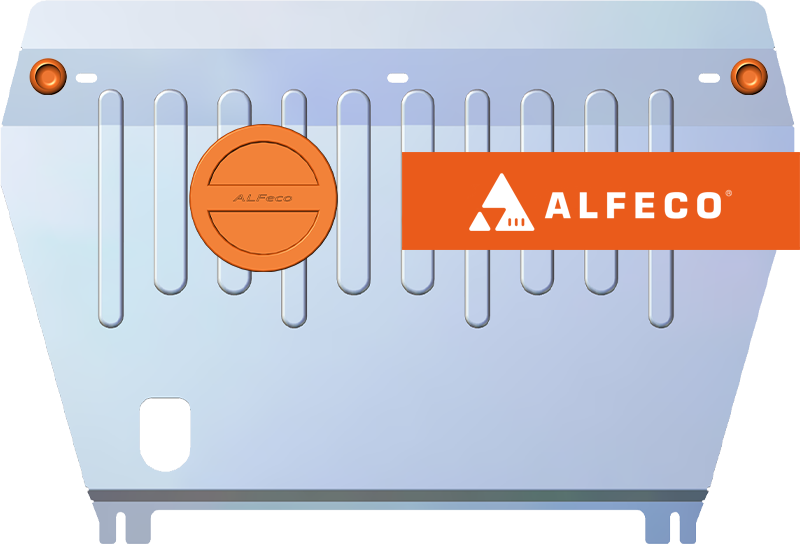 Защита алюминиевая Alfeco для картера и КПП Brilliance H530 2011-2020. Артикул ALF.53.01 AL4