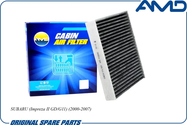 Фильтр салона SUBARU IMPREZA 00- угольный (AMD). Артикул AMD.FC969C