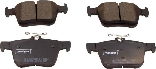 Тормозные колодки MaXgear. Артикул 19-3012