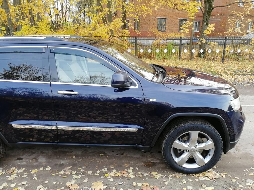 Дефлекторы Cobra Tuning для окон (с хром. молдингом) Jeep Grand Cherokee WK2 2010-2014. Артикул J10810CR