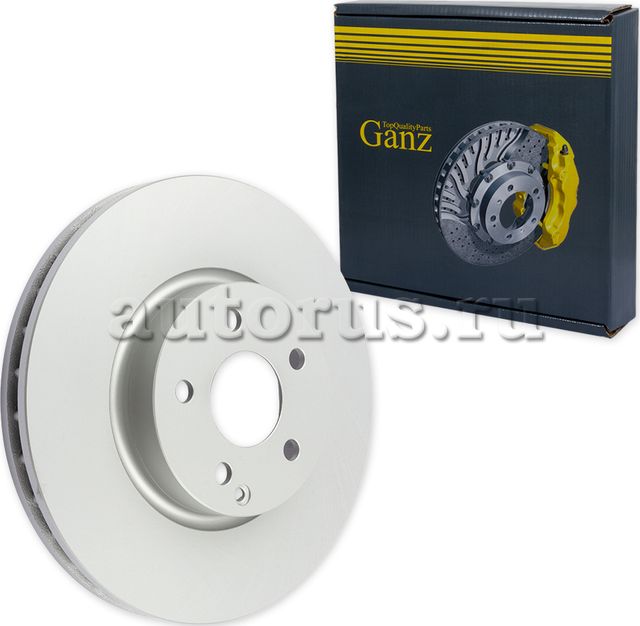 Диск тормозной передний с покрытием (Ganz). Артикул GIJ06080