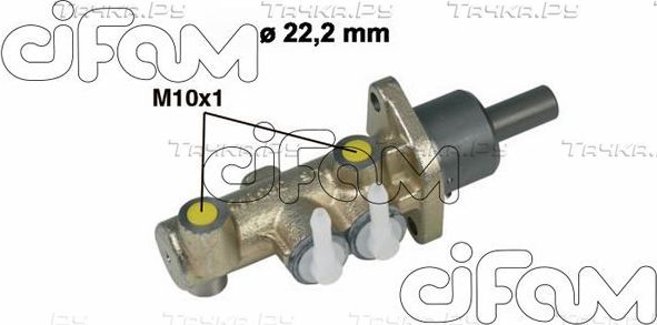 Тормозной цилиндр главный Cifam (Чугун) для Fiat Palio I 1996-2012. Артикул 202-279