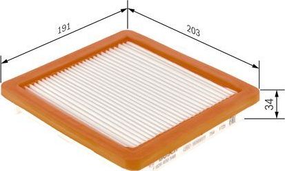 Воздушный фильтр Bosch. Артикул F 026 400 548