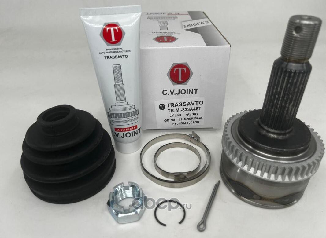 ШРУС наружный | перед прав/лев | 27/24 (Trassavto). Артикул TRMI833A48T