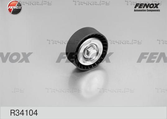 Направляющий (ведущий) ролик приводного поликлинового ремня Fenox для Dodge Avenger II 2007-2014. Артикул R34104