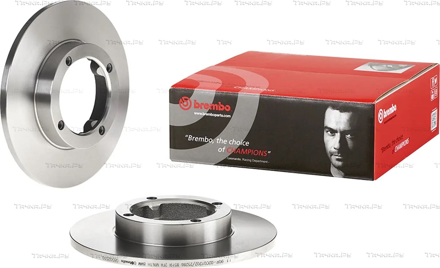 Тормозной диск Brembo PRIME LINE передний для Suzuki Swift I 1983-1989. Артикул 08.5026.10