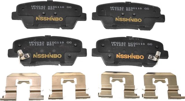 Тормозные колодки Nisshinbo. Артикул NP6042