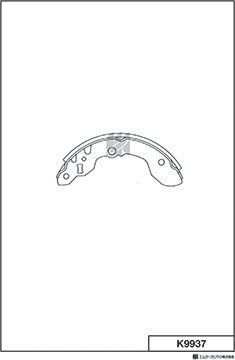 Тормозные колодки MK Kashiyama. Артикул K9937