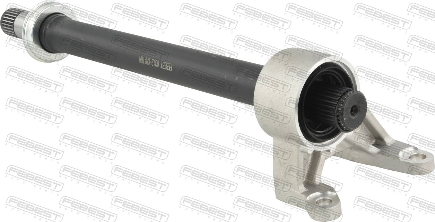 Полуось (привод в сборе, приводной вал) Febest. Артикул 0312-CRATRH