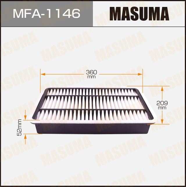 Воздушный фильтр Masuma. Артикул MFA-1146