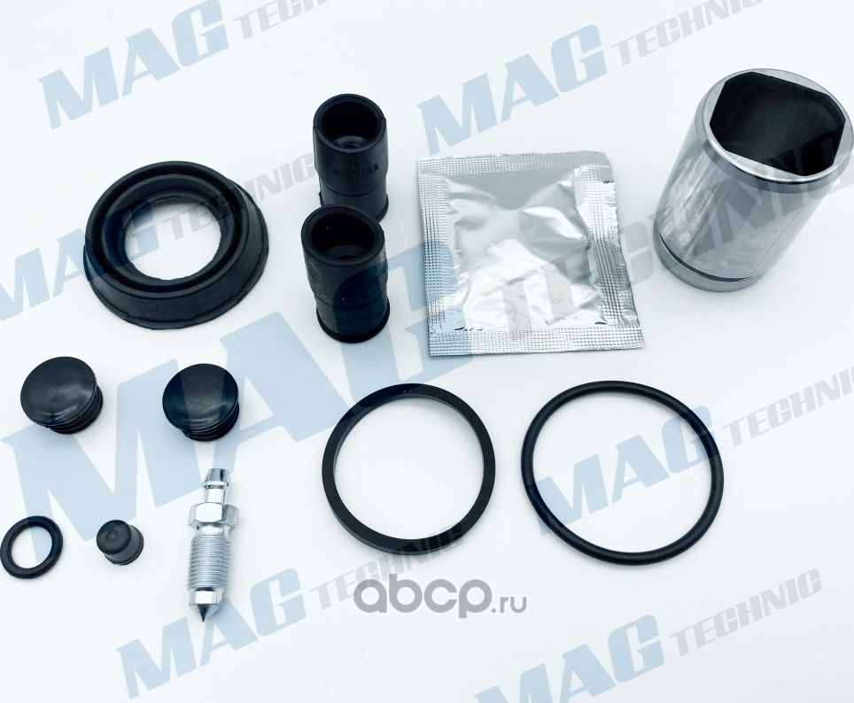 Ремкомплект заднего суппорта+поршень VOLKSWAGEN GOLF VII SERIES (11-12-> ) / AUD (Magtechnic). Артикул MAG0487RK