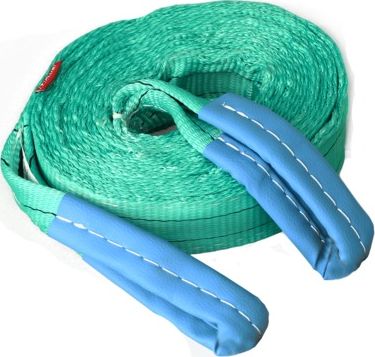 Ремень буксировочный усиленный Tplus 12/15 т 5 м Петля/Петля. Артикул T000915