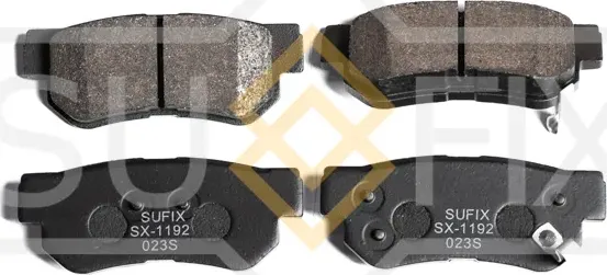 Колодки тормозные задние (Sufix). Артикул SX1192