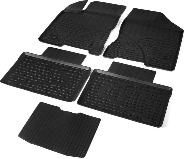 Коврики Rival для салона литьевые Lada Vesta седан, универсал, CNG седан, Cross седан, универсал 2015-2026. Артикул 66002002