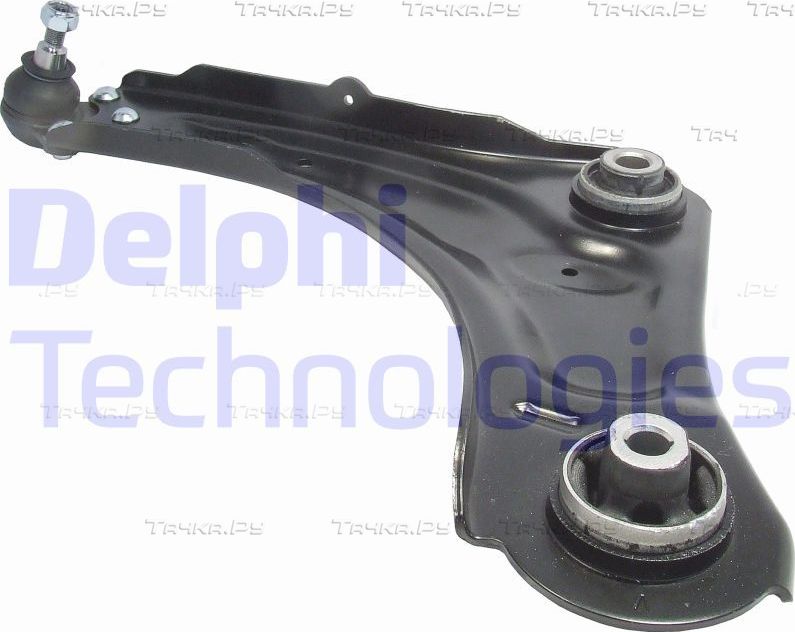 Продольный рычаг передней подвески Delphi левый нижний внешний для Renault Grand Scenic III 2009-2015. Артикул TC2355